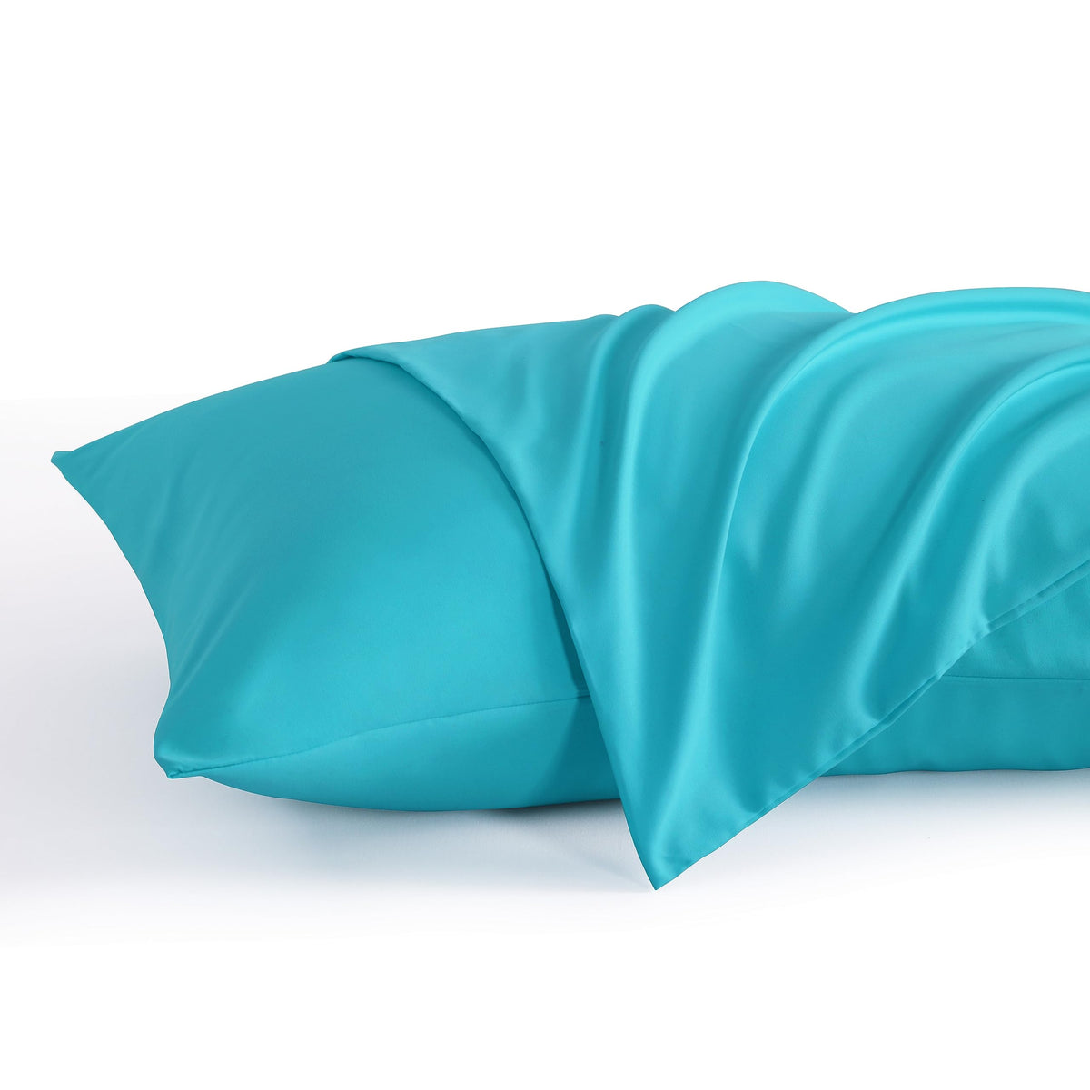 NTBAY Standard Microfiber Pillowcases, Set of 2, Sky Blue