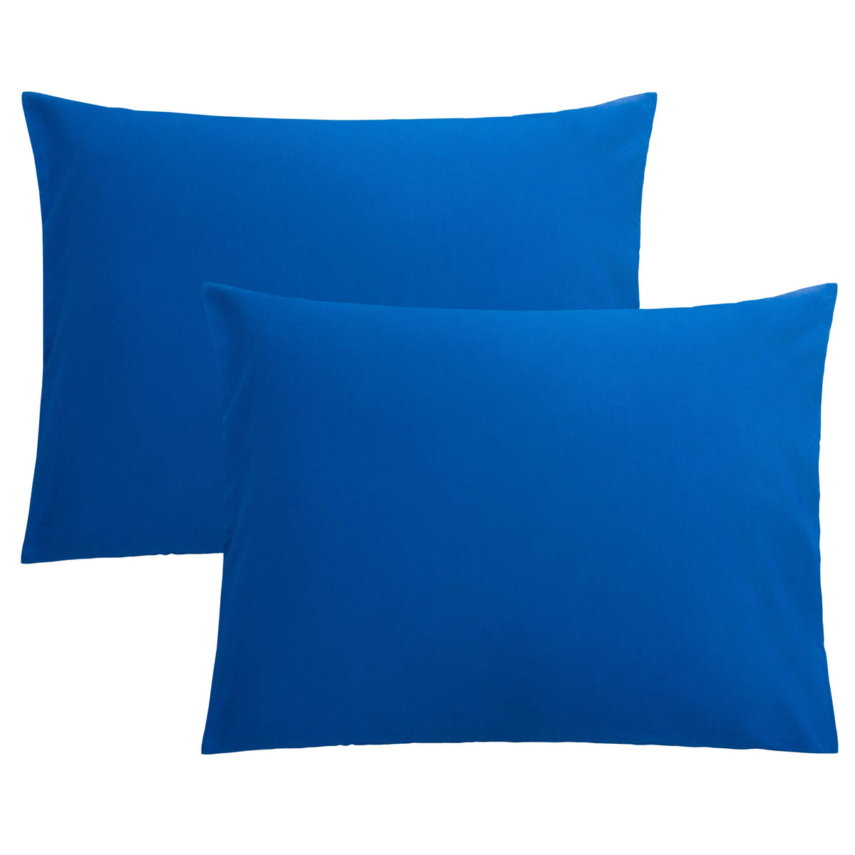 FLXXIE 2-Pack Microfiber Queen Pillow Cases, Envelope Closure, Black