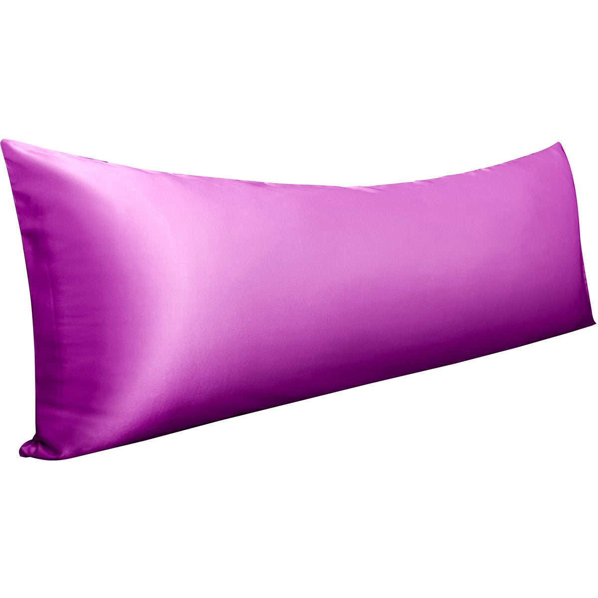 NTBAY Standard Satin Pillowcases, Set of 2, Black