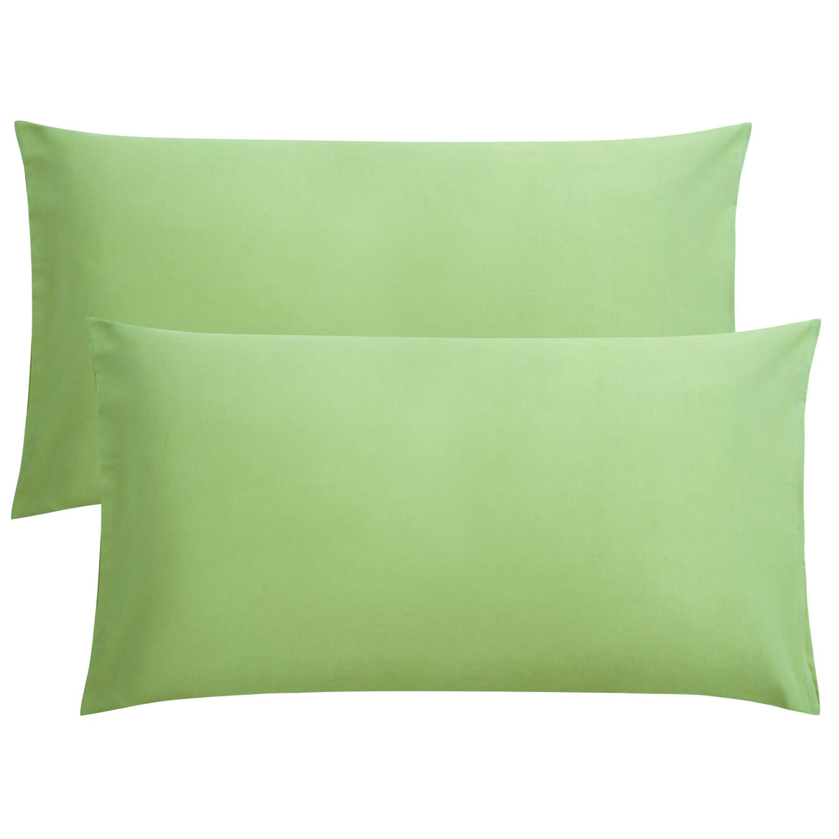 FLXXIE 2-Pack Microfiber Queen Pillow Cases, Envelope Closure, Black