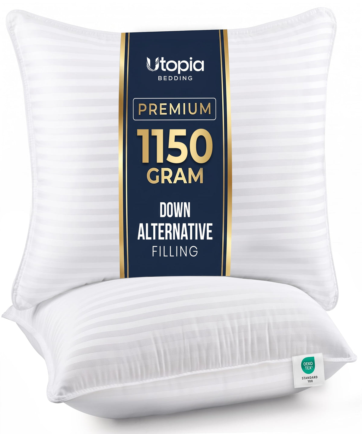Utopia Bedding Hotel Bed Pillows for Sleeping, Pillows King Size Set of 2