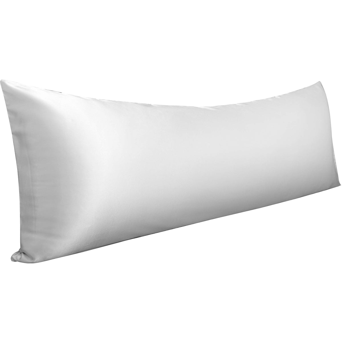 NTBAY Standard Satin Pillowcases, Set of 2, Black
