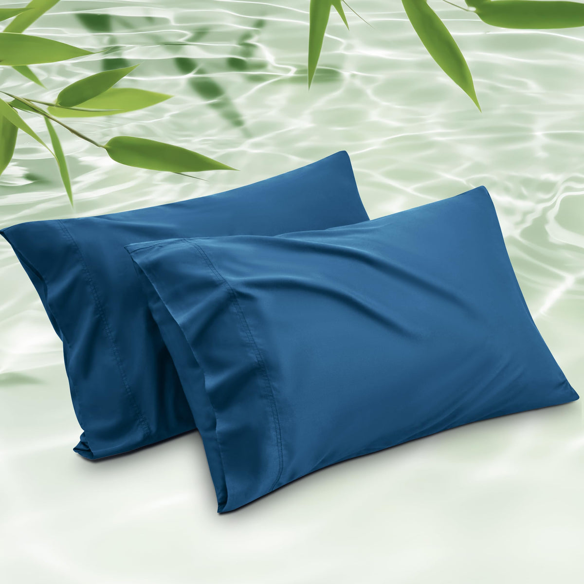 Bedsure PureWoven Pillow Cases Queen Set of 2, Rayon Derived from Bamboo