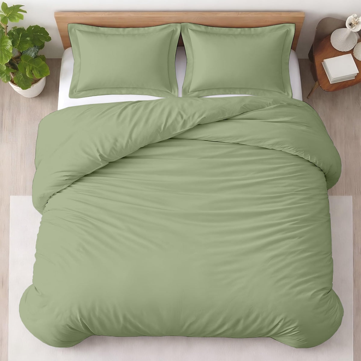 Kotton Culture 3 Pc Duvet Cover King Size Set-100% Egyptian Cotton 600 Thread Count Ultra Soft Premium Durable Comforter Cover Zipper Closure & Corner Ties - (Plum, 104" X 94")