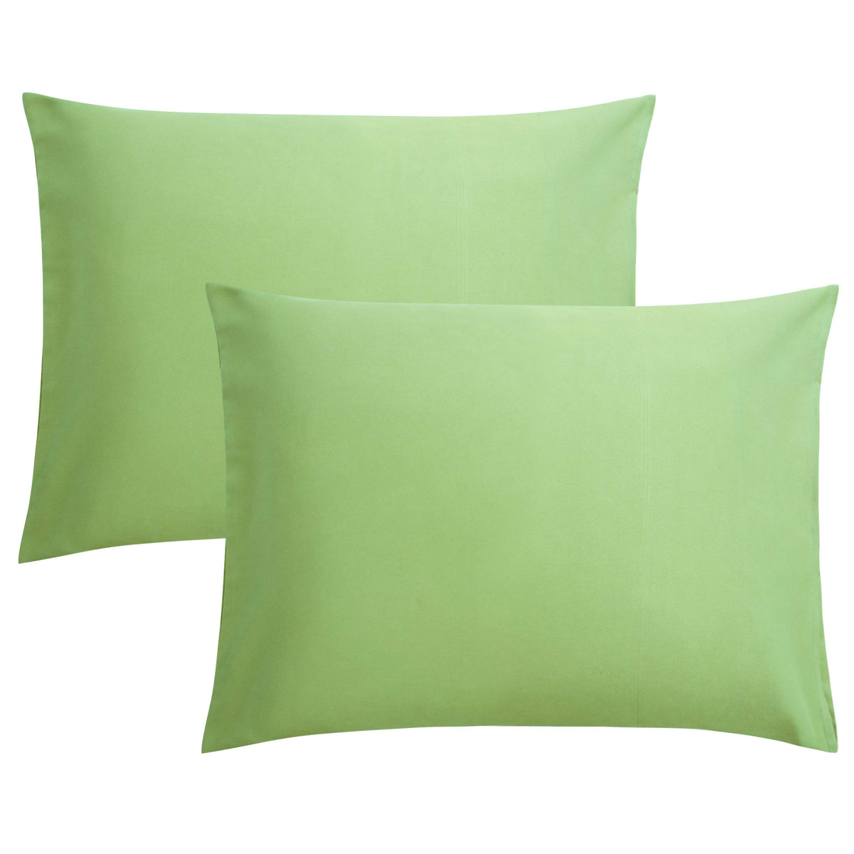 FLXXIE 2-Pack Microfiber Queen Pillow Cases, Envelope Closure, Black