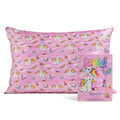 Bridgerton x Kitsch Satin Pillowcase W/Zipper - Size 19x26, Wisteria