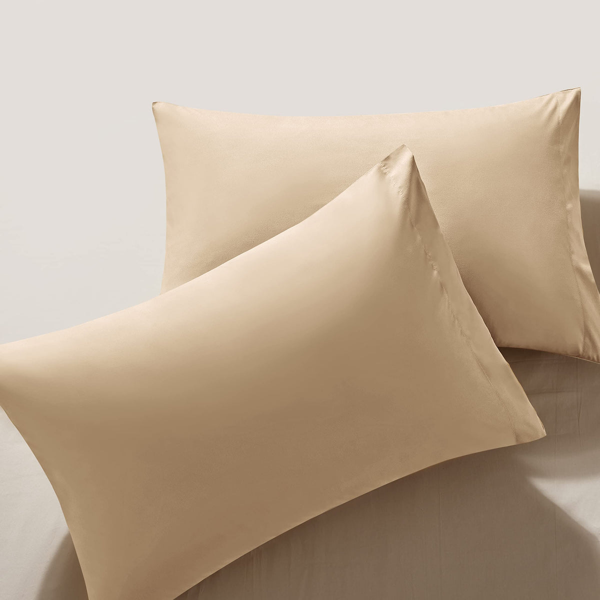MILVOWOC Brushed Microfiber Pillowcases, Dusty Pink, 20x26 Inch