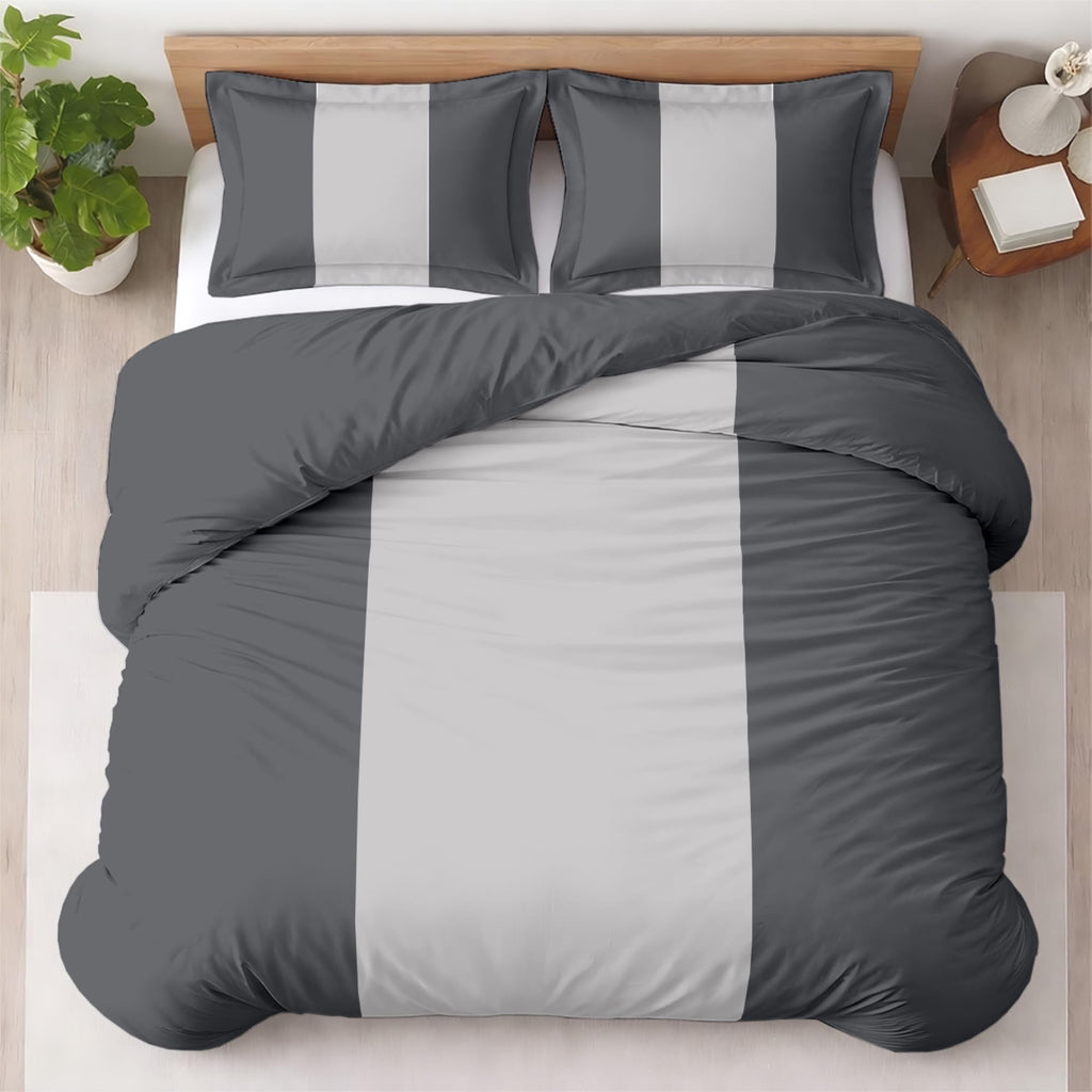 Kotton Culture 3 Pc Duvet Cover King Size Set-100% Egyptian Cotton 600 Thread Count Ultra Soft Premium Durable Comforter Cover Zipper Closure & Corner Ties - (Plum, 104" X 94")