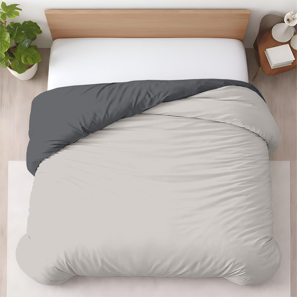 Kotton Culture 3 Pc Duvet Cover King Size Set-100% Egyptian Cotton 600 Thread Count Ultra Soft Premium Durable Comforter Cover Zipper Closure & Corner Ties - (Plum, 104" X 94")