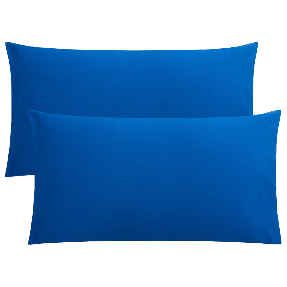 FLXXIE 2-Pack Microfiber Queen Pillow Cases, Envelope Closure, Black