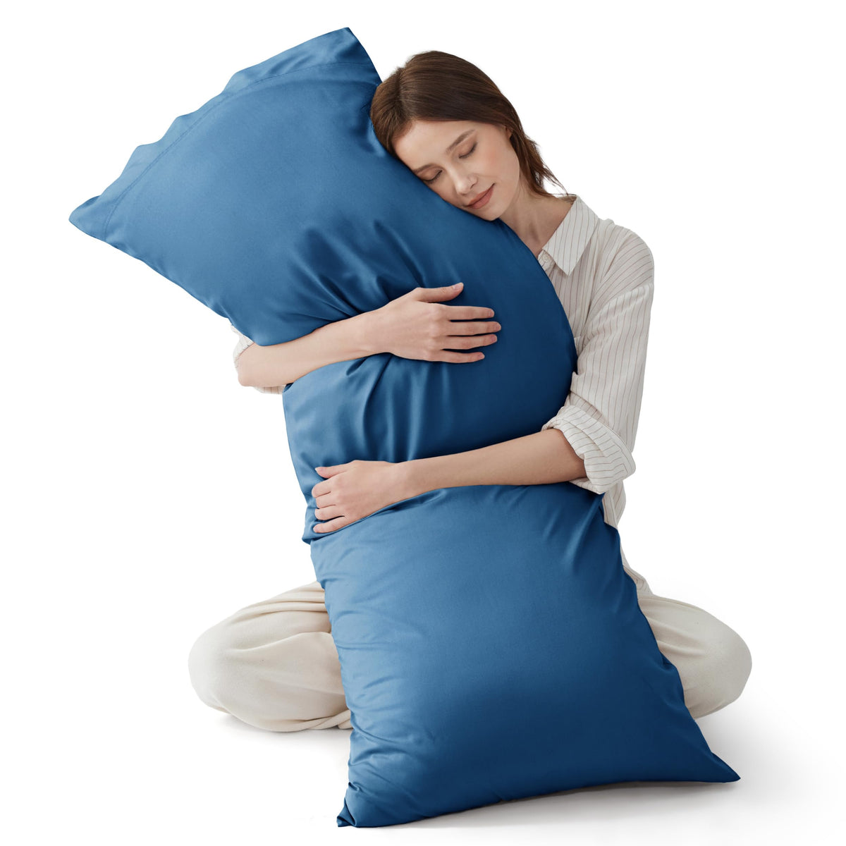 Bedsure PureWoven Pillow Cases Queen Set of 2, Rayon Derived from Bamboo