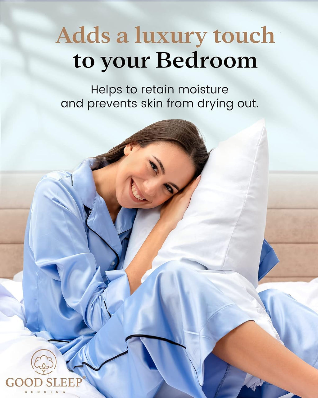 Pillow Cases Standard Size Set of 4, 800 TC, 100% Egyptian Cotton - White