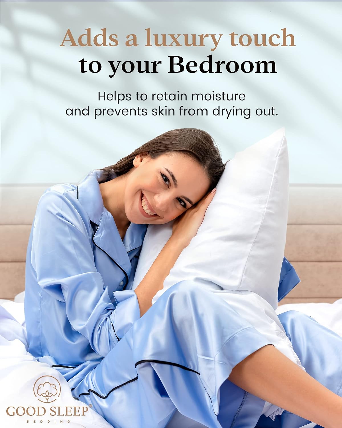 Pillow Cases Standard Size Set of 4, 800 TC, 100% Egyptian Cotton - White