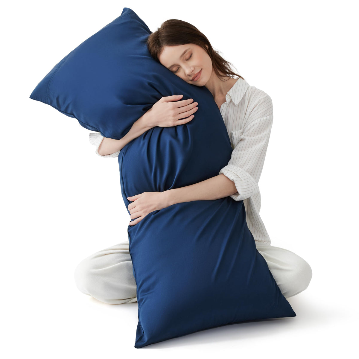 Bedsure Pillow Cases Standard Size Set of 2, 100% Rayon Derived from Bamboo