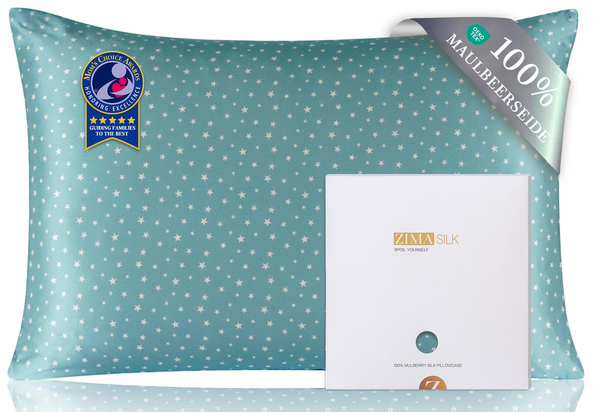 ZIMASILK 100% Pure Mulberry Silk Pillow Cases for Hair and Skin, Queen