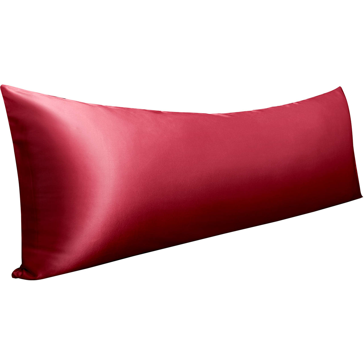 NTBAY Standard Satin Pillowcases, Set of 2, Black