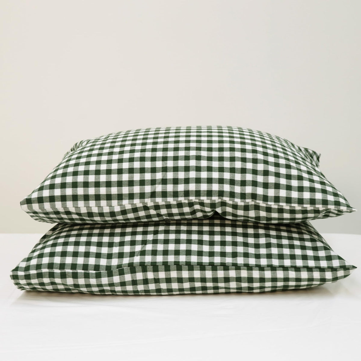 MOOMEE Pillowcase Set of 2 100% Washed Cotton Linen-Like Standard