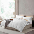 Hearth & Harbor Prewashed King Duvet Cover Set, Chocolate Brown