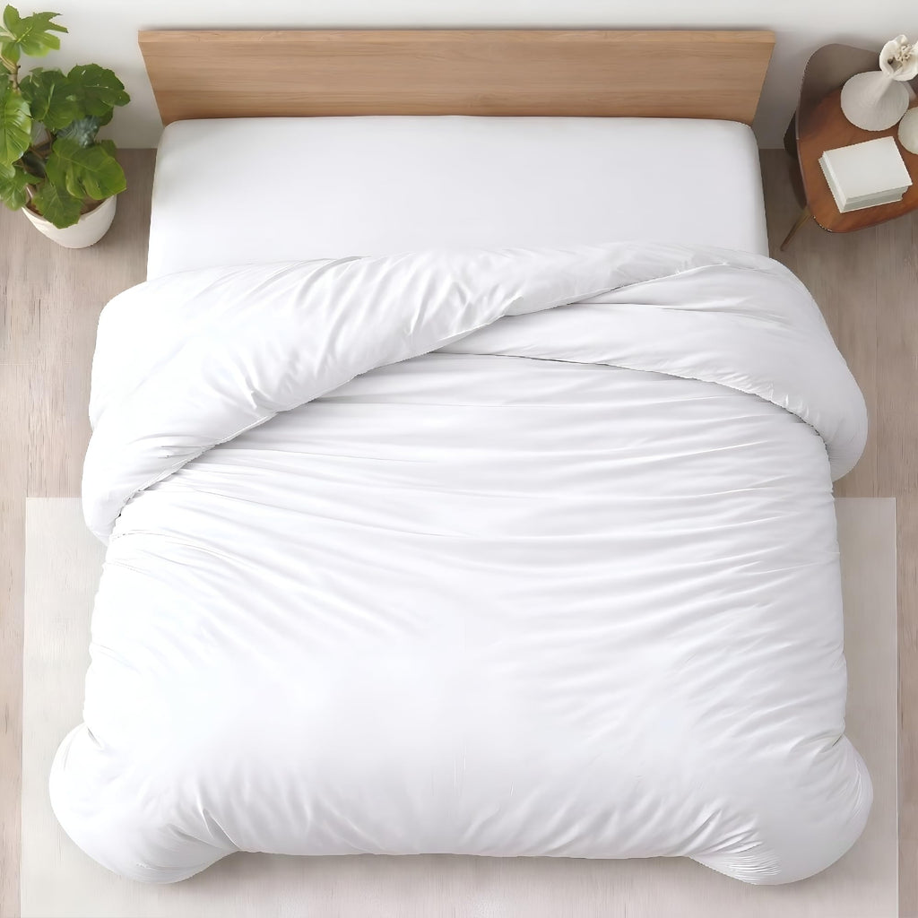 Kotton Culture 3 Pc Duvet Cover King Size Set-100% Egyptian Cotton 600 Thread Count Ultra Soft Premium Durable Comforter Cover Zipper Closure & Corner Ties - (Plum, 104" X 94")
