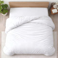 Kotton Culture 3 Pc Duvet Cover King Size Set-100% Egyptian Cotton 600 Thread Count Ultra Soft Premium Durable Comforter Cover Zipper Closure & Corner Ties - (Plum, 104" X 94")