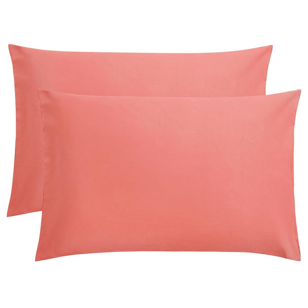 FLXXIE 2-Pack Microfiber Queen Pillow Cases, Envelope Closure, Black