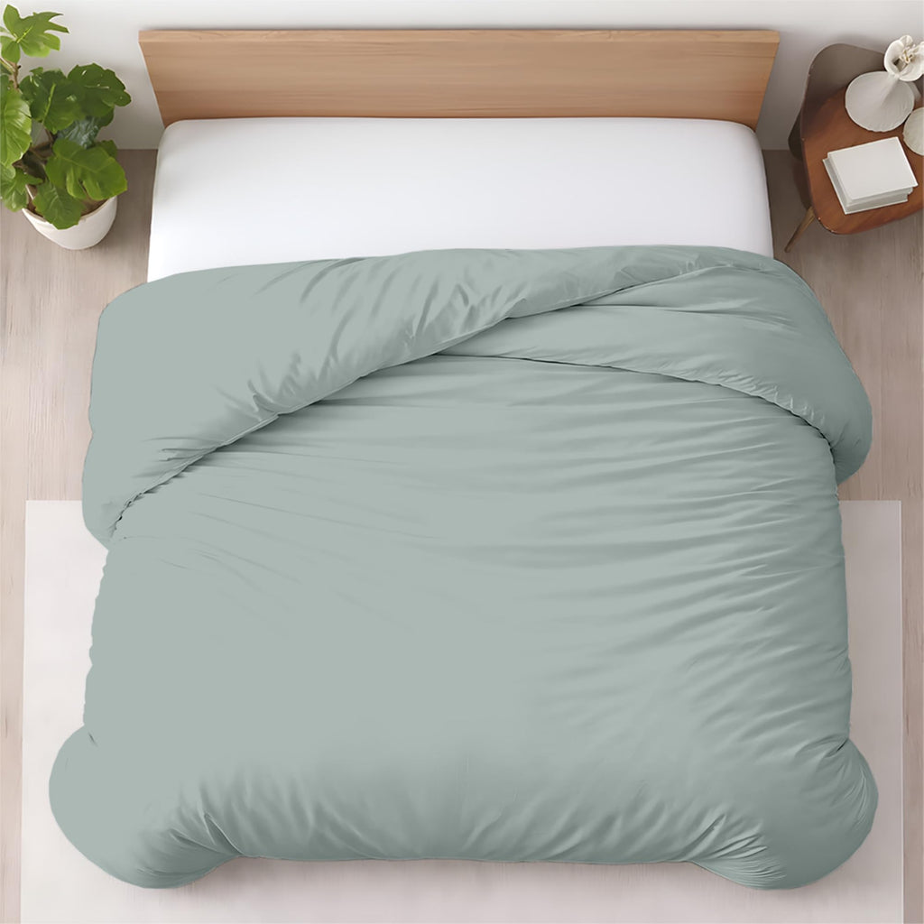 Kotton Culture 3 Pc Duvet Cover King Size Set-100% Egyptian Cotton 600 Thread Count Ultra Soft Premium Durable Comforter Cover Zipper Closure & Corner Ties - (Plum, 104" X 94")