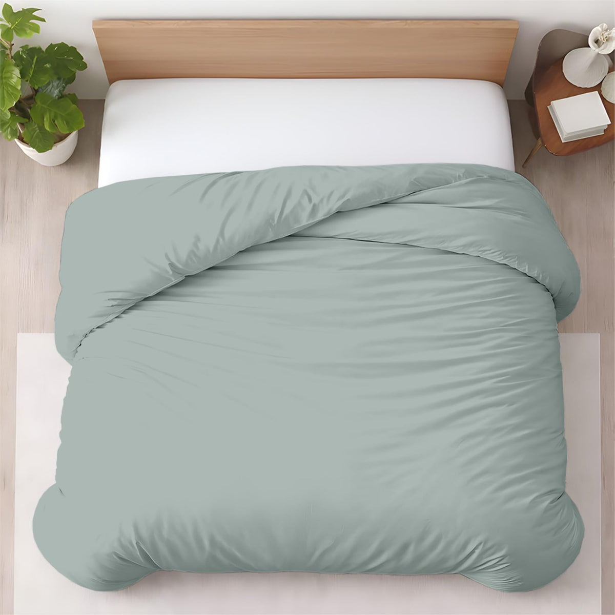 Kotton Culture 3 Pc Duvet Cover King Size Set-100% Egyptian Cotton 600 Thread Count Ultra Soft Premium Durable Comforter Cover Zipper Closure & Corner Ties - (Plum, 104" X 94")