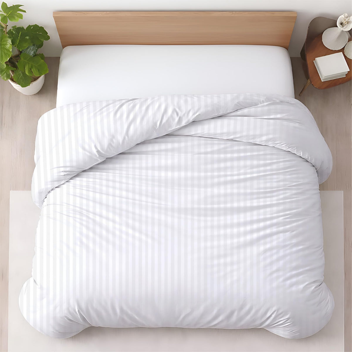 Kotton Culture 3 Pc Duvet Cover King Size Set-100% Egyptian Cotton 600 Thread Count Ultra Soft Premium Durable Comforter Cover Zipper Closure & Corner Ties - (Plum, 104" X 94")