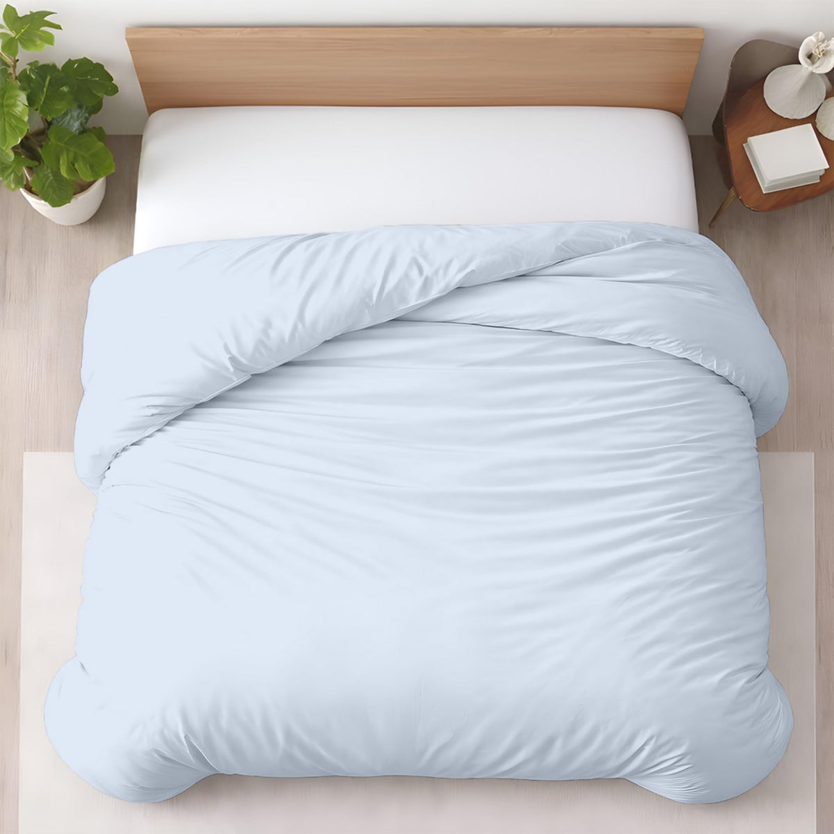 Kotton Culture 3 Pc Duvet Cover King Size Set-100% Egyptian Cotton 600 Thread Count Ultra Soft Premium Durable Comforter Cover Zipper Closure & Corner Ties - (Plum, 104" X 94")