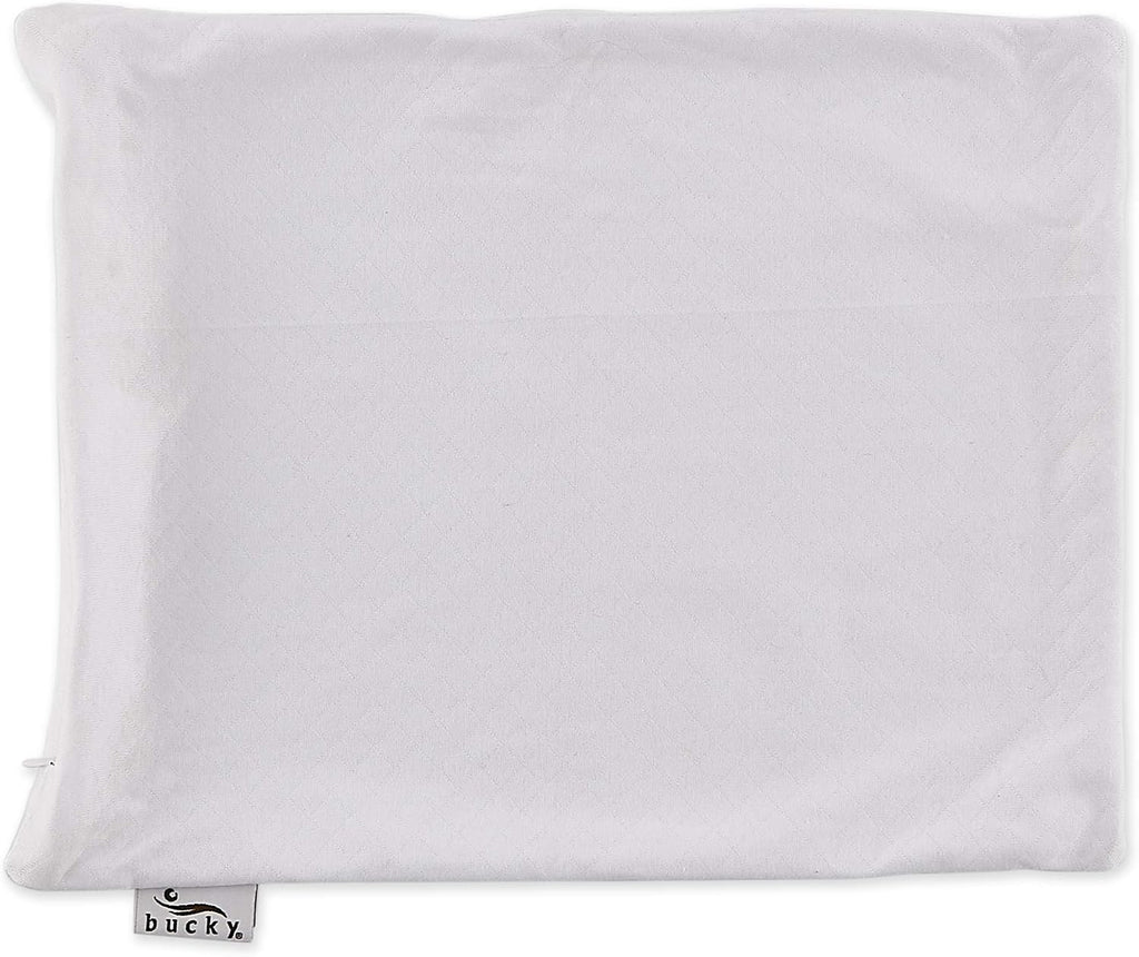 Bucky Natural Bedding Collection, Travel Duo Pillow Cover, 14x11", White