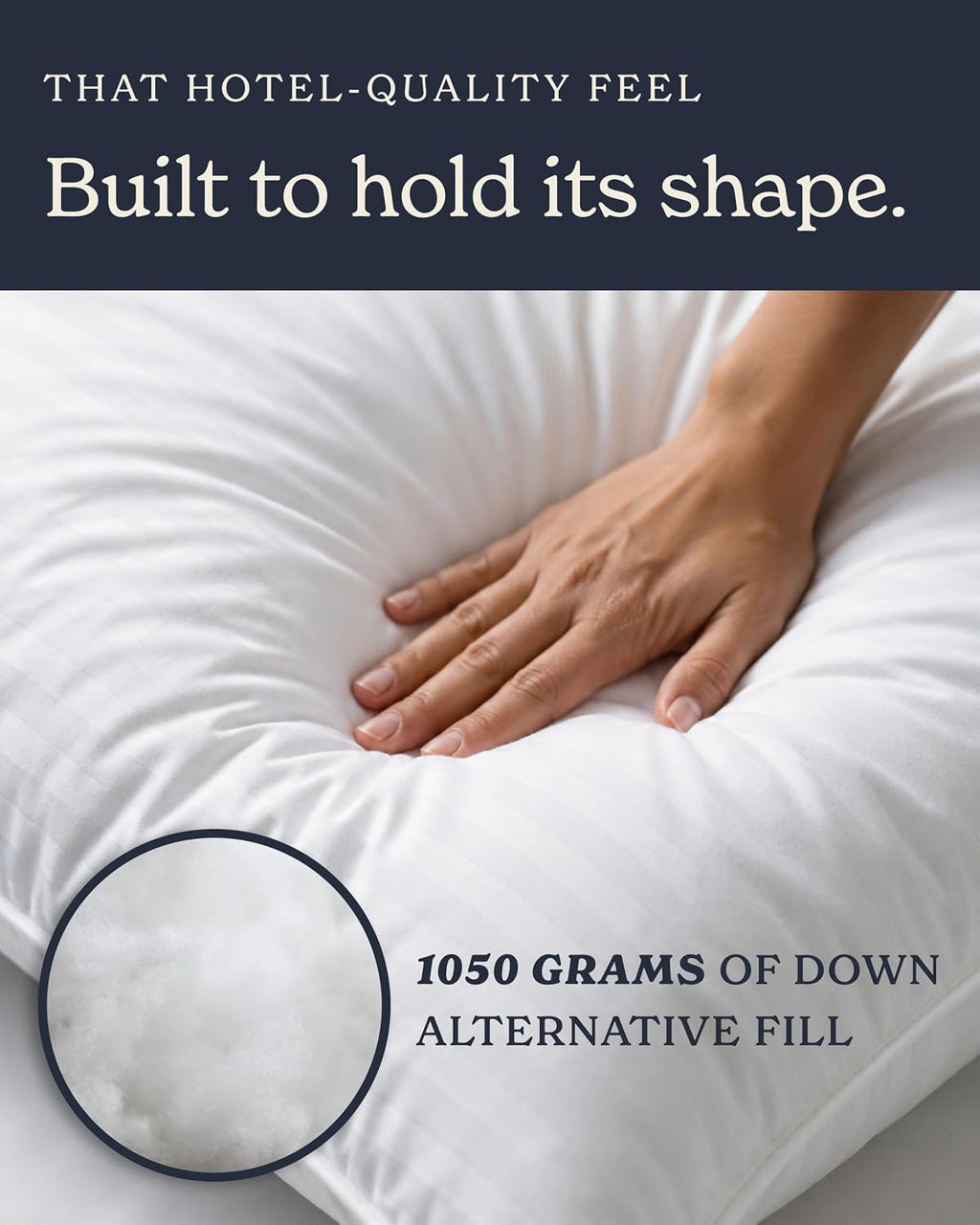 Beckham Hotel Collection Bed Pillows Standard/Queen Size Set of 2