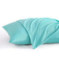 NTBAY Standard Microfiber Pillowcases, Set of 2, Sky Blue