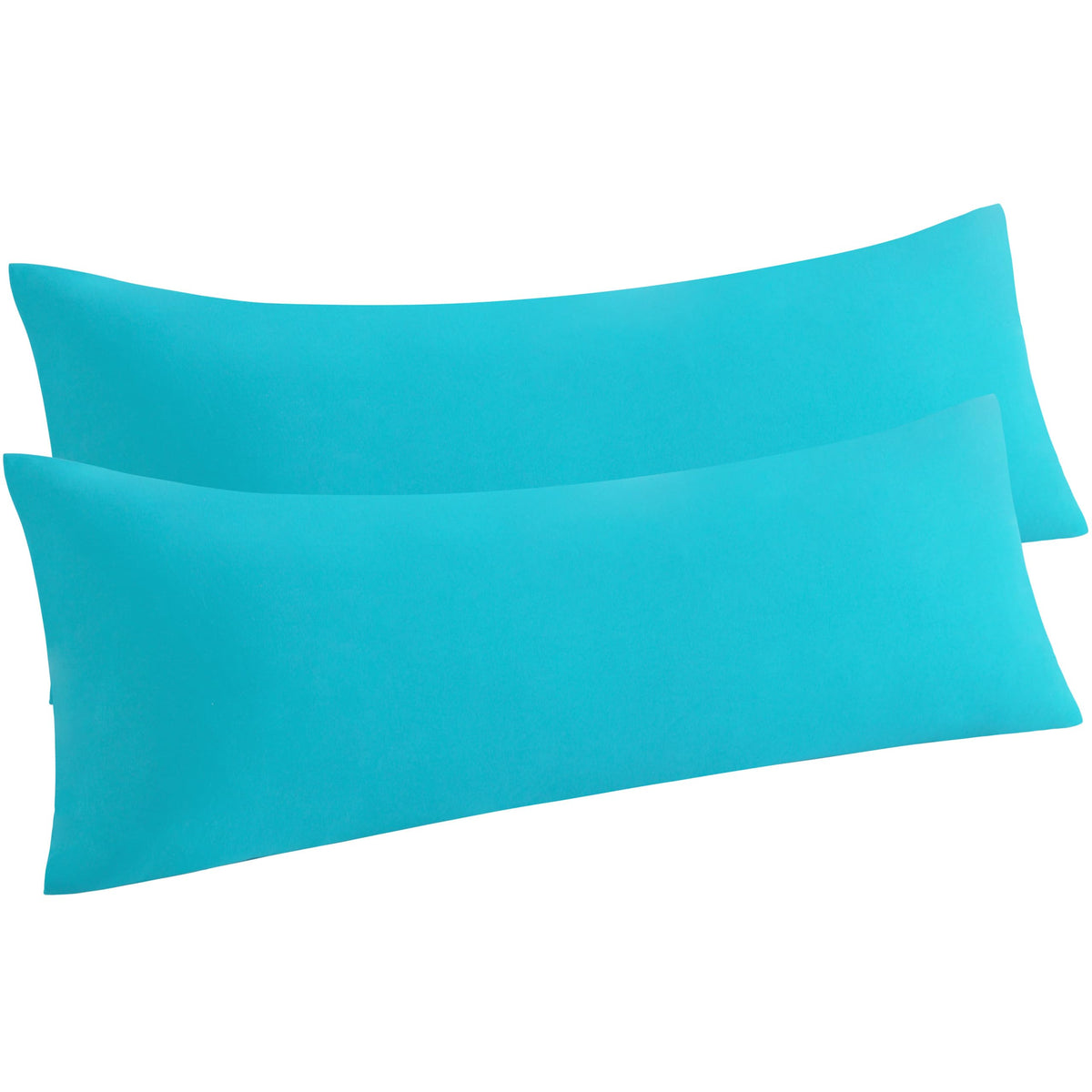 NTBAY Standard Microfiber Pillowcases, Set of 2, Sky Blue