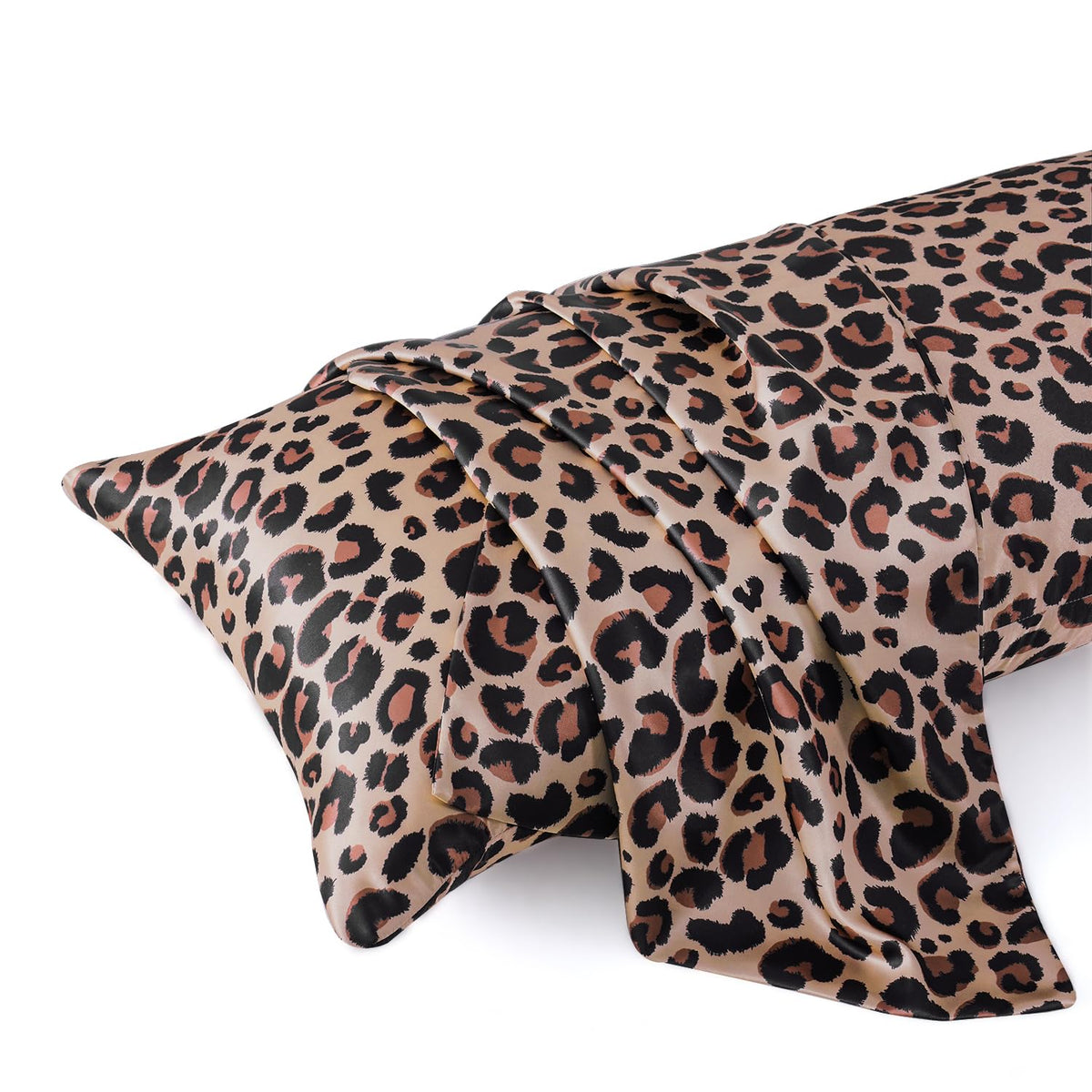 MR&HM Satin Pillowcase 2 Pack, Queen Size 20"x30", Black