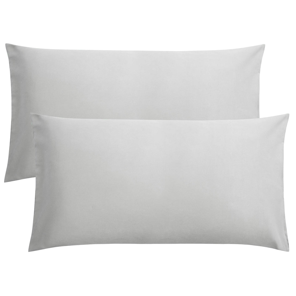 FLXXIE 2-Pack Microfiber Queen Pillow Cases, Envelope Closure, Black