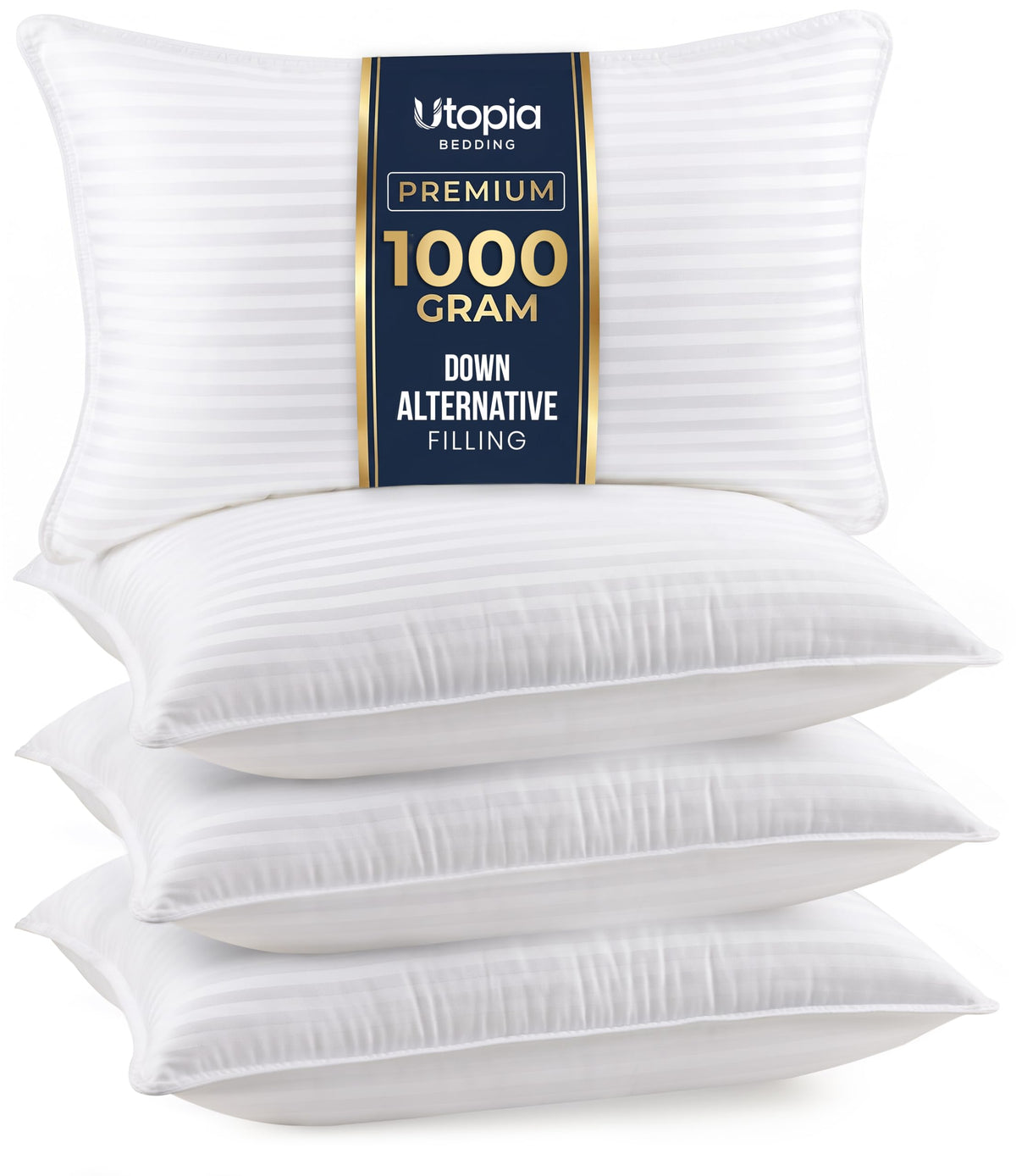 Utopia Bedding Hotel Bed Pillows for Sleeping, Pillows King Size Set of 2
