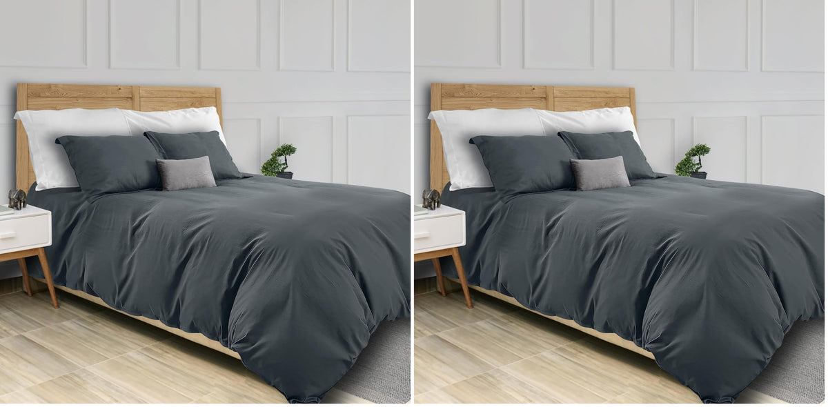 White Classic White Queen Duvet Cover Set, Microfiber Duvet Cover with Zipper, Duvet Cover Set of 1 Down Comforter Cover with 2 Pillow Shams, Luxury Comforter Cover Queen Size | Comforter Not Included