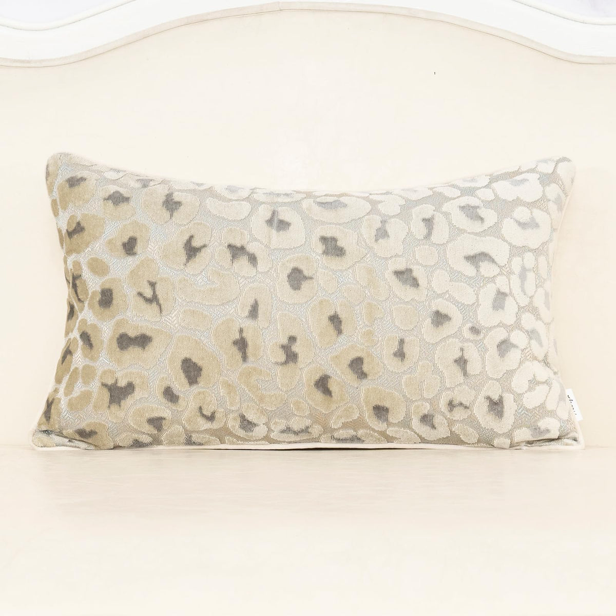 Alerfa Green Brown Floral Throw Pillow Cover 20 x 20 Inch Cut Velvet Sqaure Luxury Decorative Pillow Cover for Couch Living Room Bedroom