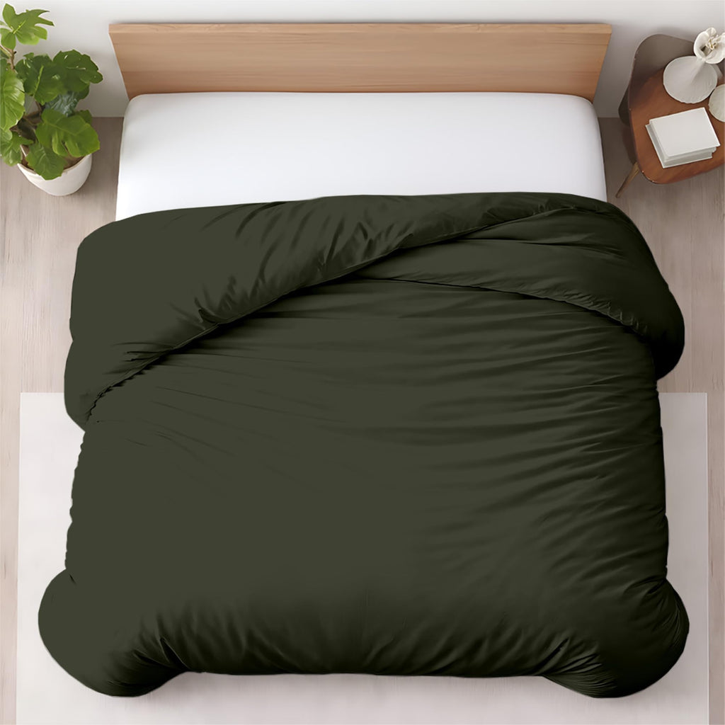 Kotton Culture 3 Pc Duvet Cover King Size Set-100% Egyptian Cotton 600 Thread Count Ultra Soft Premium Durable Comforter Cover Zipper Closure & Corner Ties - (Plum, 104" X 94")
