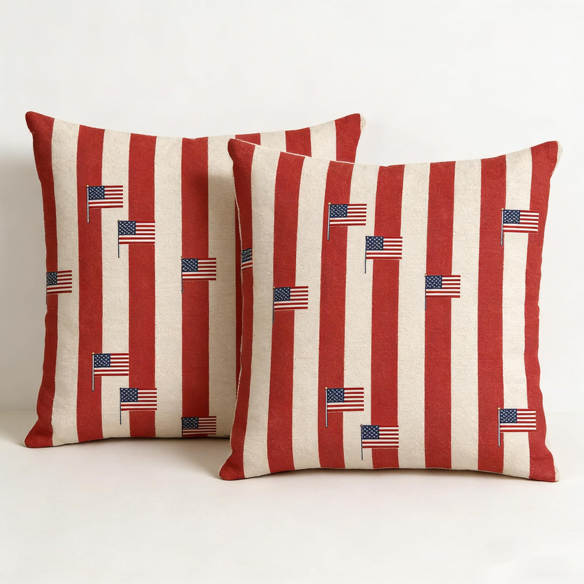 Decorative Throw Pillow Covers, Modern Abstract Brown Geometric Pattern, Set of 2，18x18 Pillows Linen Pillowcase，Modern Decorative Square Pillowcases for Sofa Couch Bedroom Living Room Car