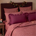 Bedsure Ruffle Pillow Cases Standard Size Set of 2, White Pillow Shams