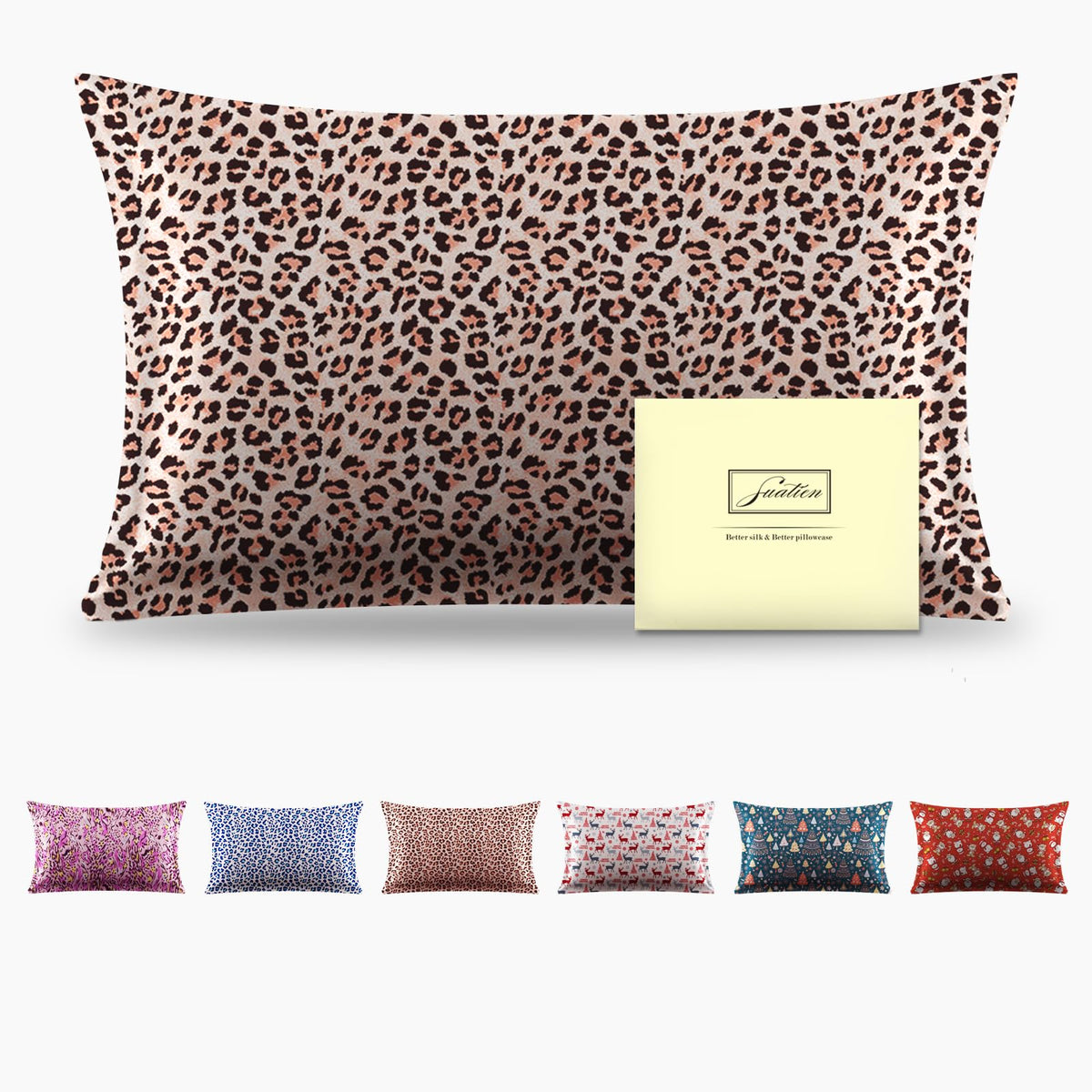 Mulberry Silk Pillowcase for Hair and Skin Standard Size 20"X 26" Pillow Case with Hidden Zipper Soft Breathable Smooth Cooling Silk Pillow Covers for Sleeping (Haze Blue,Standard,1Pcs)