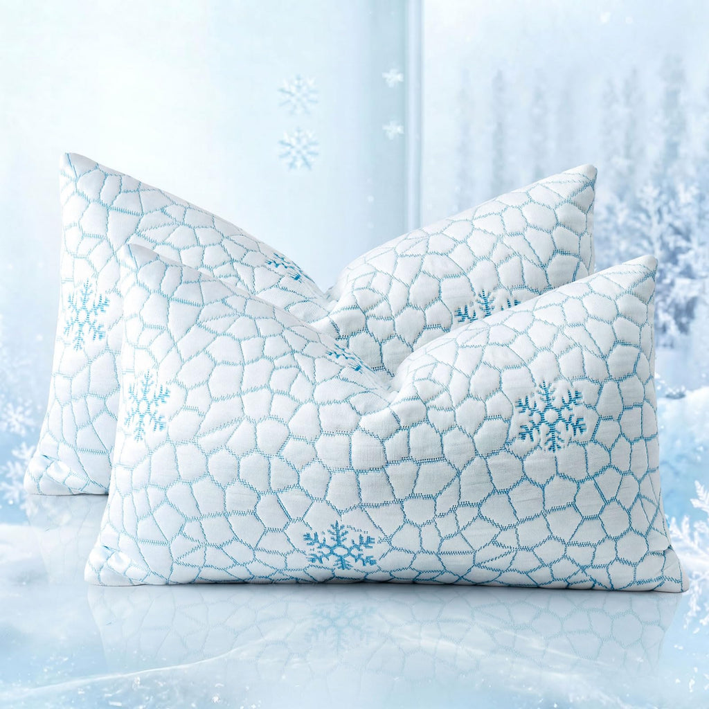 Artscope 18x18 Cooling Throw Pillow Inserts (Pack of 2) - Synthetic Down Alternative Pillow Forms, Ultra Soft Fluffy Cushion Inserts with Cooling Cover for Decorative Pillows on Couch Sofa & Bed