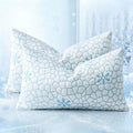 Artscope 18x18 Cooling Throw Pillow Inserts (Pack of 2) - Synthetic Down Alternative Pillow Forms, Ultra Soft Fluffy Cushion Inserts with Cooling Cover for Decorative Pillows on Couch Sofa & Bed