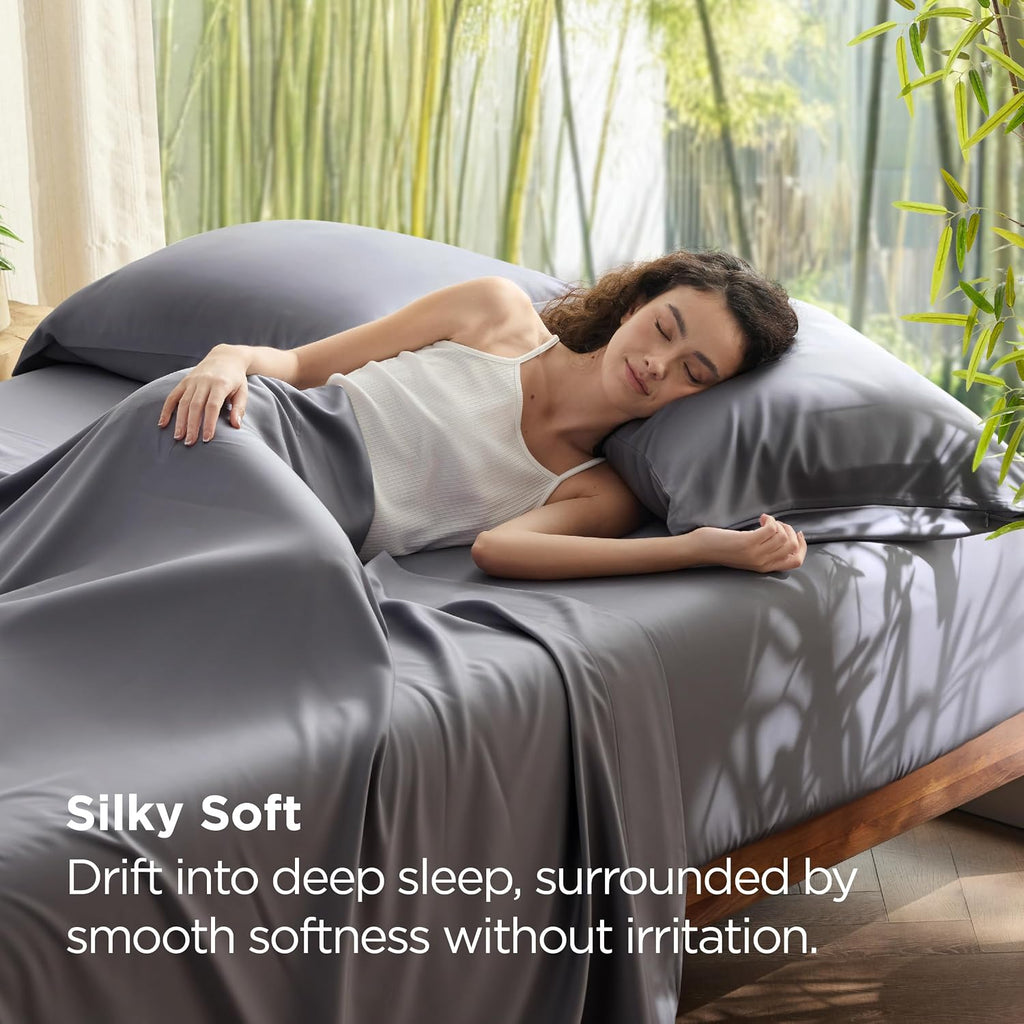 Bedsure Zipper Pillow Cases Standard Size from Rayon Derived from Bamboo