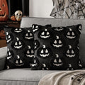 MIULEE Halloween Fall Pumpkin Throw Pillow Covers 18x18 Orange-Black
