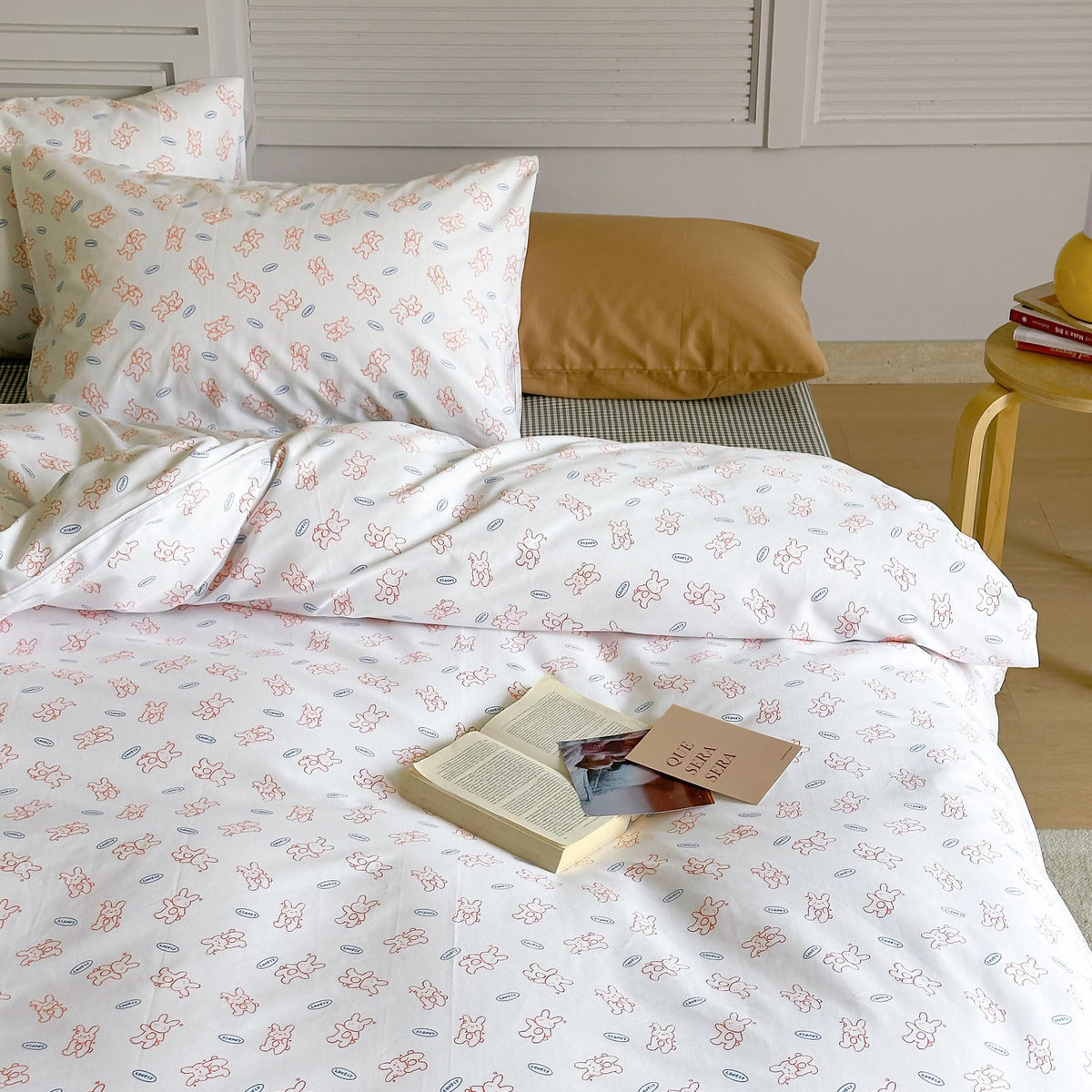 French Chic Ruffled Duvet Cover Queen Size Beige Wavy Jacquard Bedding Set 3 Pieces, Microfiber Zipper Comforter Cover and 2 Pillowcases Aesthetic Boho Girls Women Bedding Duvet Cover for All Seasons