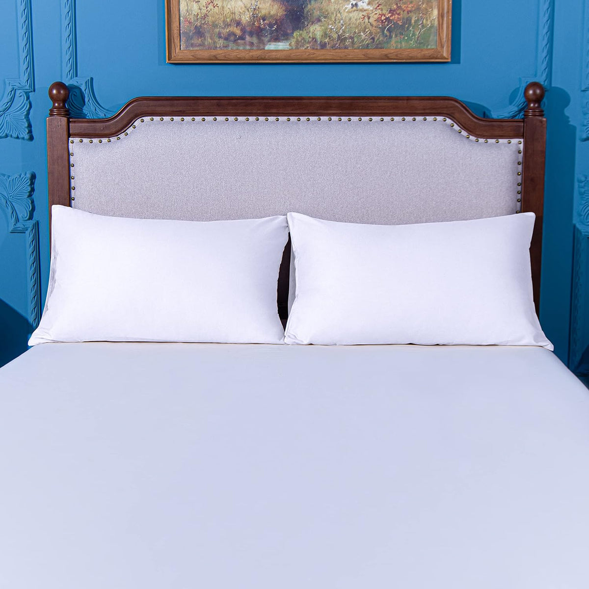 NTBAY Microfiber King Pillowcases, 2 Pack, 20 x 36, White