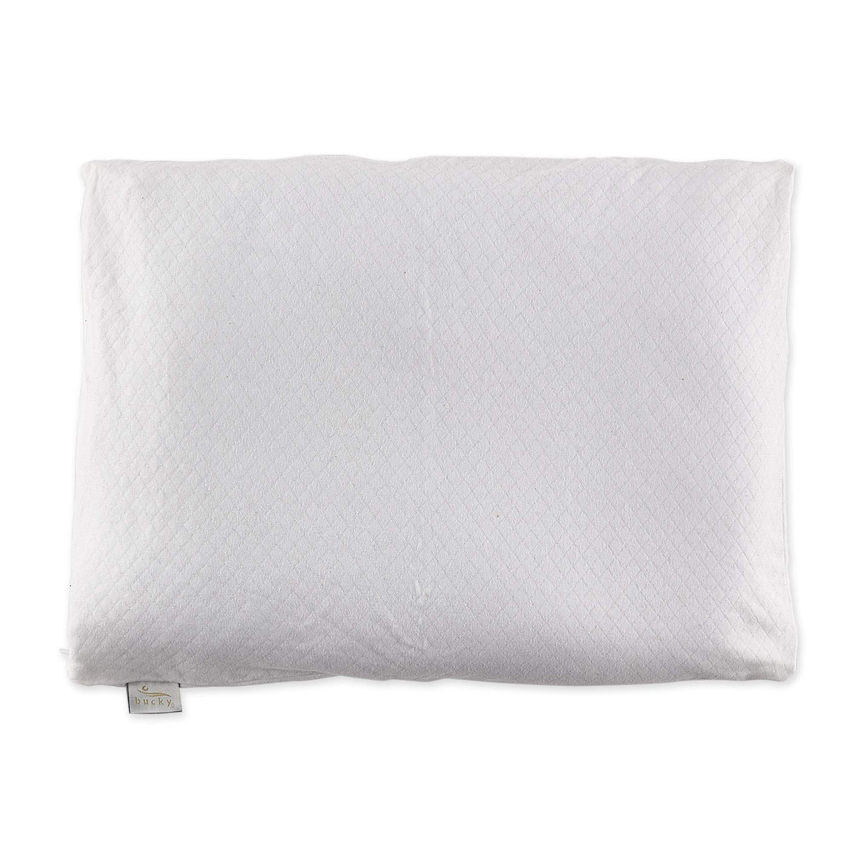 Bucky Natural Bedding Collection, Travel Duo Pillow Cover, 14x11", White