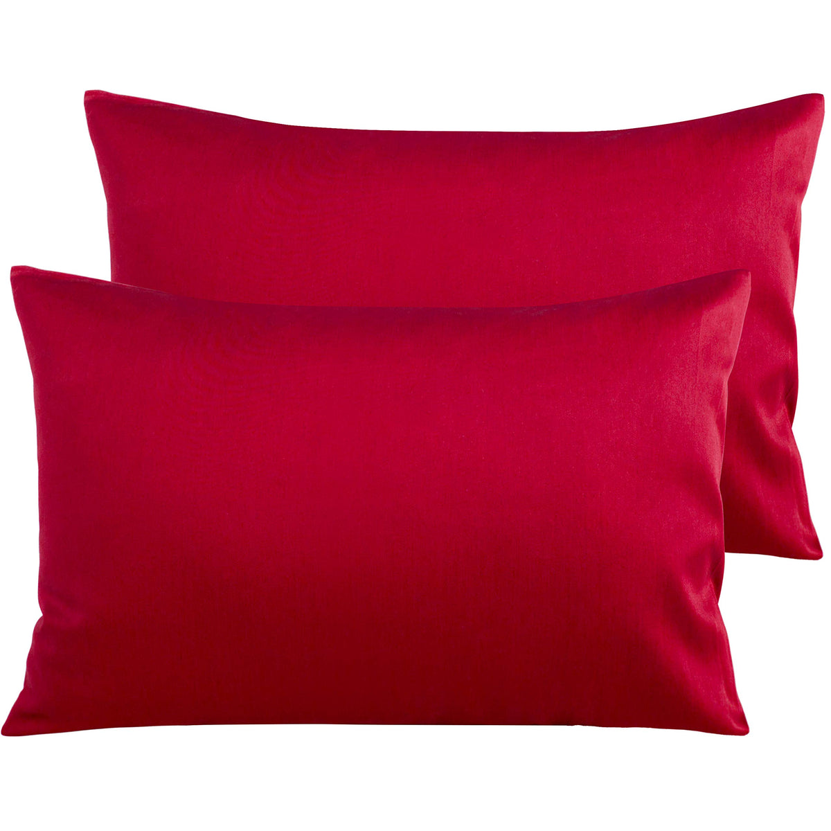 NTBAY Queen Egyptian Cotton Sateen Pillowcases, Set of 2, Navy Blue